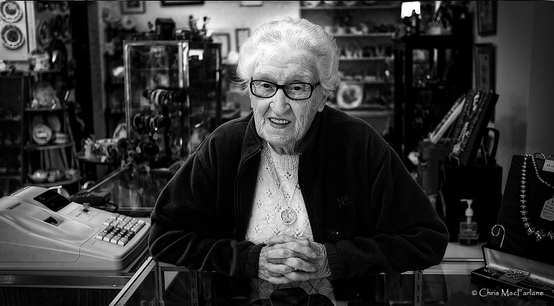 Shopkeeper Joan